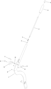 Part Location Diagram of 119-2331 Toro ROD-LATCH