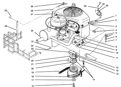 Part Location Diagram of 93-9464 Toro Guard-Muffler