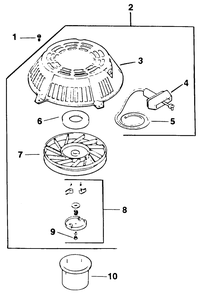 Starting System - Engine Kohler Model No. Cv14t-1412 Diagram and Parts List for 30175 39000001 - 39999999 Toro Lawn Tractor Accessories