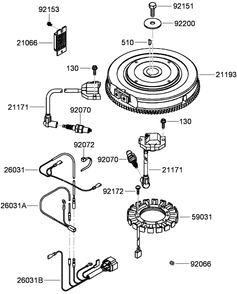 Electric Equipment Assembly Diagram and Parts List for 74945CP (290000001-290999999)(2009) Toro Lawn Mower
