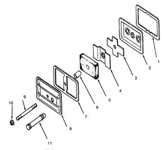 Breather And Vent Diagram and Parts List for 73401 4900001 - 4999999 Toro Lawn Tractor