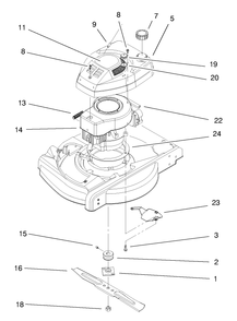 Engine Assembly Diagram and Parts List for 20711 9900001 - 99999999 Toro Lawn Mower