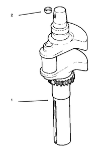 Crankshaft Diagram and Parts List for 30191 590001 - 599999 Toro Lawn Tractor Accessories
