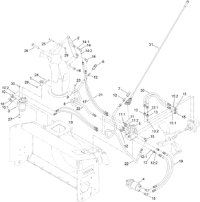 Part Location Diagram of 131-6058 Toro Fitting-Quick Coupling