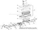 Air Filter And Carburetor Diagram and Parts List for A2-12KE02 1000001-1999999 - 1991 Toro Lawn Tractor