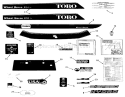 Decal & Miscellaneous Parts Assembly Diagram and Parts List for A2-12KE02 1000001-1999999 - 1991 Toro Lawn Tractor