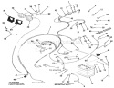 Electrical System Diagram and Parts List for A2-113701 1982 Toro Lawn Tractor