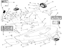 Part Location Diagram of 111126 Toro Deck