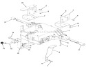 Part Location Diagram of 109638 Toro Assembly-Upper Shift Rod