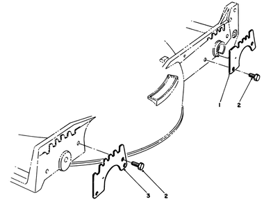Wear Plate Kit No. 49-4080 (Optional) Diagram and Parts List for 20626C 7000001 - 7999999 Toro Lawn Mower