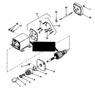 12 Volt Electric Starter No. 33606 Diagram and Parts List for 56044 0000001 - 0999999 Toro Lawn Tractor