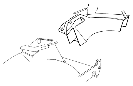 Side Discharge Chute Model No. 59168 (Optional) Diagram and Parts List for 22151 2000001 - 2999999 Toro Lawn Mower