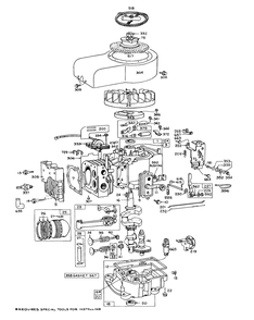 Model 190707-0626 Engine Assembly (Electric Start) Briggs & Stratton Diagram and Parts List for 55275 2000001 - 2999999 Toro Lawn Tractor