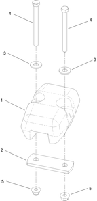 Part Location Diagram of 103-2455-01 Toro WEIGHT-SUPPORT, CASTER