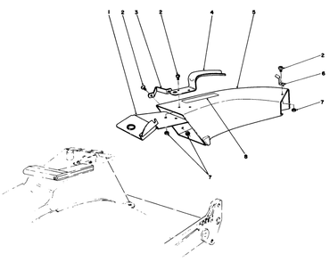 Side Discharge Chute Model No. 59108 (Optional) Diagram and Parts List for 20624 7000001 - 7999999 Toro Lawn Mower