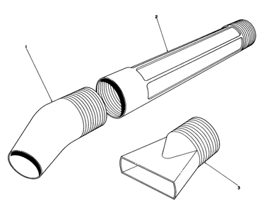 Blower Tube Assembly Diagram and Parts List for 51535 6000001 - 6999999 Toro Leaf Blower / Vacuum