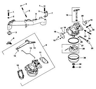 Part Location Diagram of 5209012 Toro Lever-Choke