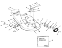 32 In/81 Cm Mower Deck-5 Hp Rider Diagram and Parts List for A3-053201 1982 Toro Lawn Tractor