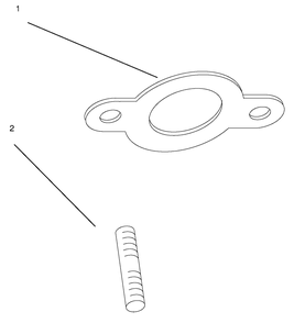 Exhaust Diagram and Parts List for 74105 79000001 - 79999999 Toro Lawn Tractor