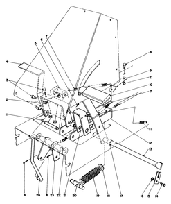 Brake & Clutch Assembly Diagram and Parts List for 56155 3000001 - 3999999 Toro Lawn Tractor