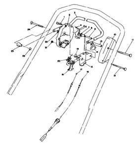 Traction Control Assembly Diagram and Parts List for 20624 8000001 - 8999999 Toro Lawn Mower