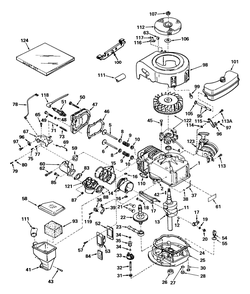 Tecumseh Engine Model No. Lav-35-40880k Diagram and Parts List for 16268 5000001 - 5999999 Toro Lawn Mower