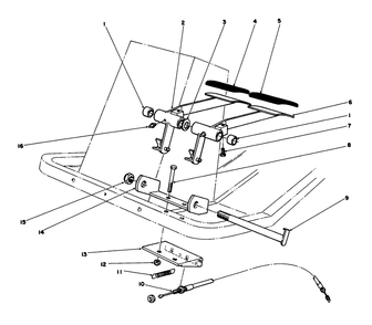 Brake Kit Model No. 30758 (Optional) (Continued) Diagram and Parts List for 30754 60001 - 69999 Toro Lawn Tractor