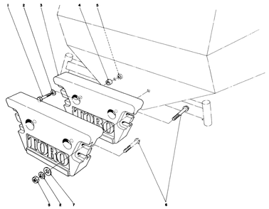 Rear Weight Kit Model No. 24-5780 (Optional) Diagram and Parts List for 30550 70000001 - 79999999 Toro Lawn Tractor