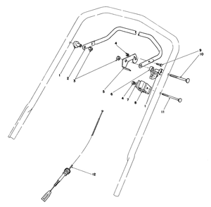 Traction Control Assembly Diagram and Parts List for 20747 5000001 - 5999999 Toro Lawn Mower