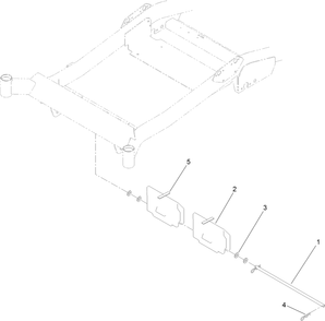 Weight Assembly Diagram and Parts List for 79330 400000000 - 406999999 Toro Lawn Tractor
