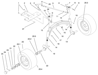 Part Location Diagram of 94-2212 Toro DISCONTINUED