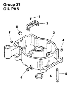 Oil Pan-Engine Kohler Model No. Mv16s-Type Ps56519 Diagram and Parts List for 30180 490731 - 499999 Toro Lawn Tractor Accessories