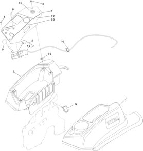 Console And Control Panel Assembly Diagram and Parts List for 74958 402090000-403319860 Toro Lawn Mower