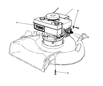 Engine Assembly Diagram and Parts List for 16575 5000001 - 5999999 Toro Lawn Mower