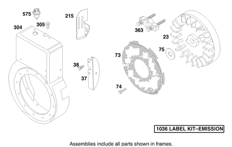 Part Location Diagram of 491592 Toro Housing-Blower