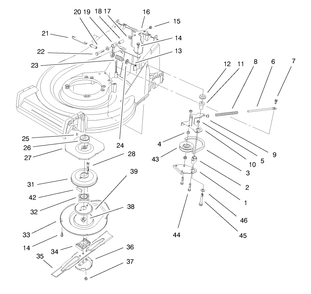 Bbc Assembly Diagram and Parts List for 26638 8900001 - 8999999 Toro Lawn Mower