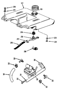 Kohler Fuel System Diagram and Parts List for 31-10K803 2000001 - 2999999 Toro Lawn Tractor