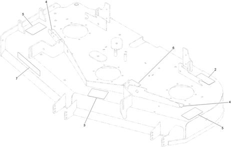 Deck Decal Assembly Diagram and Parts List for 77292TE 408875659-409999999 Toro Lawn Tractor