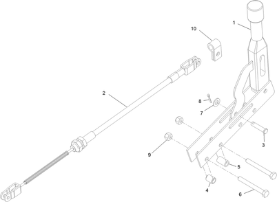 Brake Lever Assembly No. 120-1797 Diagram and Parts List for 22615HD 400000000 - 401999999 Toro Stump Grinder