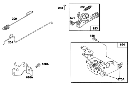 Engine Briggs & Stratton Model 12f802-0667-01 Diagram and Parts List for 20913B 69000001 - 69999999 Toro Lawn Mower