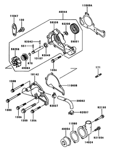 Cooling Equipment Diagram and Parts List for 74212 (200000001-200999999)(2000) Toro Lawn Mower