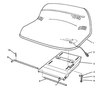 Part Location Diagram of 63-5540 Toro DISCONTINUED