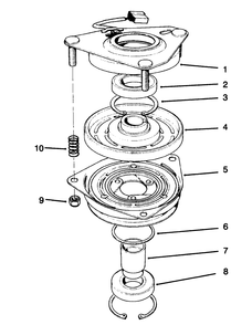 Clutch Assembly No. 54-3200 Diagram and Parts List for 30176 590001 - 599999 Toro Lawn Tractor Accessories