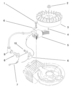 Engine Assembly (Model No. 38435 & 38436) Diagram and Parts List for 38436 8900001 - 8999999 Toro Snow Blower