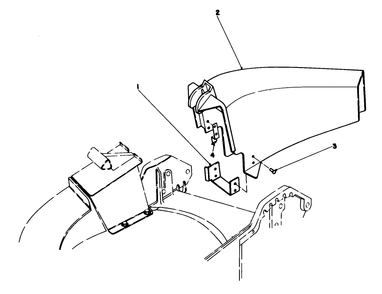 Side Discharge Kit No. 59107 Diagram and Parts List for 20743C 5000001 - 5999999 Toro Lawn Mower