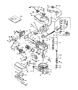 Engine Tecumseh Model No. Tnt 100-10061c Diagram and Parts List for 20790 0000001 - 0999999 Toro Lawn Mower