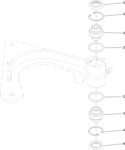 Idler Arm Assembly Diagram and Parts List for 39517 400000000-999999999 Toro Aerator