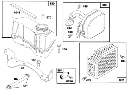 Engine Gts-150 Diagram and Parts List for 20928BC 49000001 - 49999999 Toro Lawn Mower