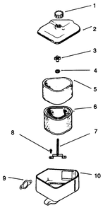 Air Intake/Filtration-Engine Kohler Model No. Cv14 S-1429 (Continued) Diagram and Parts List for 30185 10000001 - 19999999 Toro Lawn Tractor Accessories