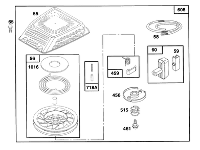Engine Gts 150 Diagram and Parts List for 20923B 69000001 - 69999999 Toro Lawn Mower